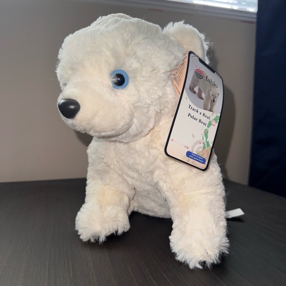 Fahlo Polar Bear Stuffed Animal Plushie - Picture 3 of 9